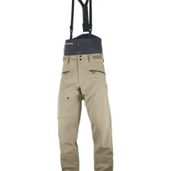 Clothing^Salomon Outlet – Qst 3 Layer Shell Bib Pant – Men'S Roasted Cashew
