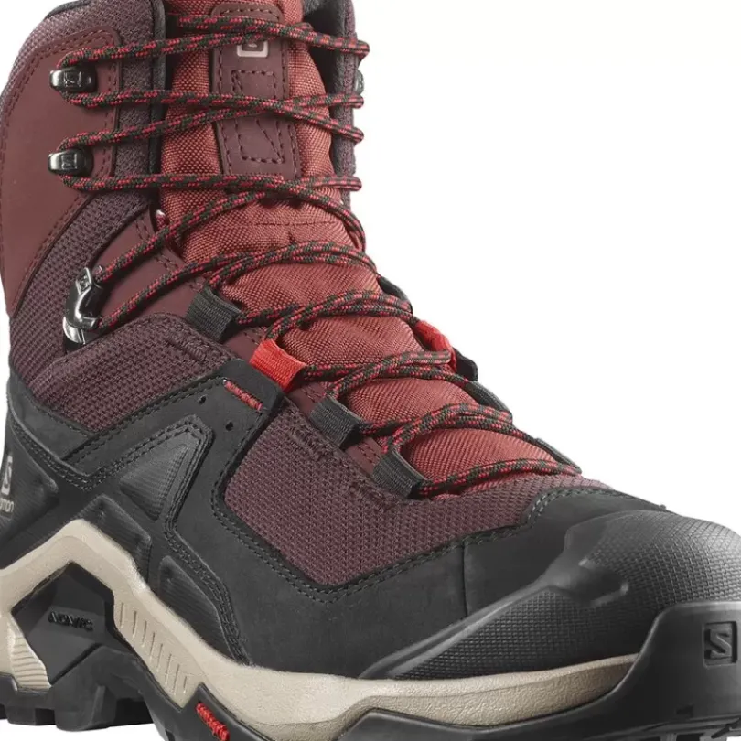 Footwear^Salomon Outlet – Quest Element Gtx Hiking Boot – Men'S Black/Deep Lichen Green/Olive Night|Chocolate Plum/Madder Brown/Goji Berry|Cumin/Bleached Sand/Saffron