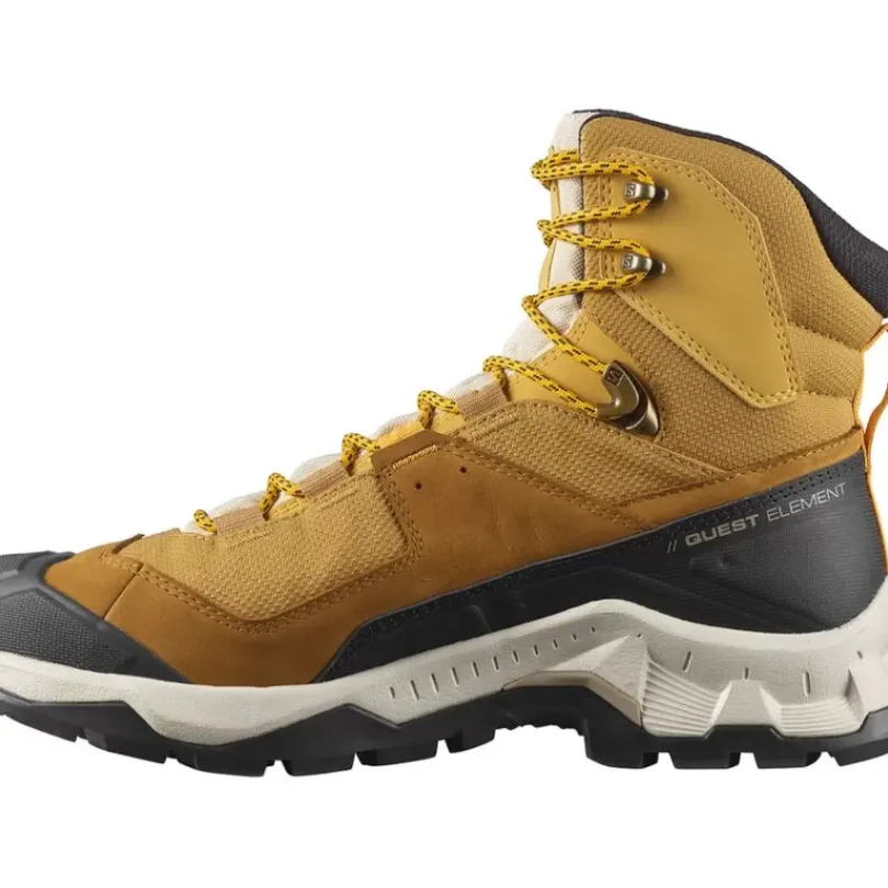 Footwear^Salomon Outlet – Quest Element Gtx Hiking Boot – Men'S Black/Deep Lichen Green/Olive Night|Chocolate Plum/Madder Brown/Goji Berry|Cumin/Bleached Sand/Saffron