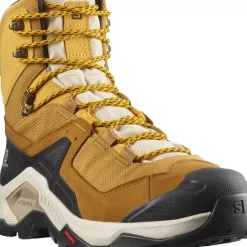 Footwear^Salomon Outlet – Quest Element Gtx Hiking Boot – Men'S Black/Deep Lichen Green/Olive Night|Chocolate Plum/Madder Brown/Goji Berry|Cumin/Bleached Sand/Saffron