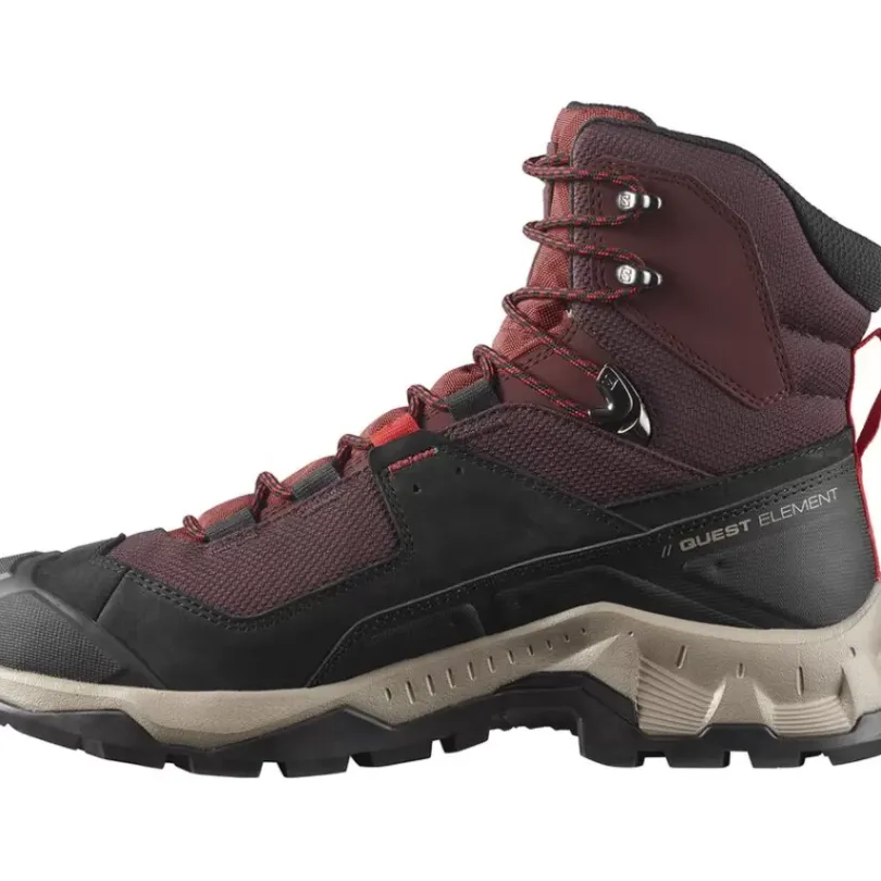 Footwear^Salomon Outlet – Quest Element Gtx Hiking Boot – Men'S Black/Deep Lichen Green/Olive Night|Chocolate Plum/Madder Brown/Goji Berry|Cumin/Bleached Sand/Saffron