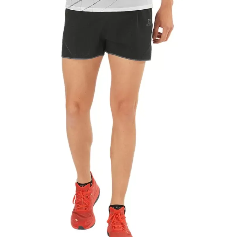 Clothing^Salomon Outlet – Sense Aero 3In Short – Men'S Black|Nautical Blue