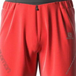 Clothing^Salomon Outlet – Sense Aero 5In Short – Men'S Black|Fiery Red