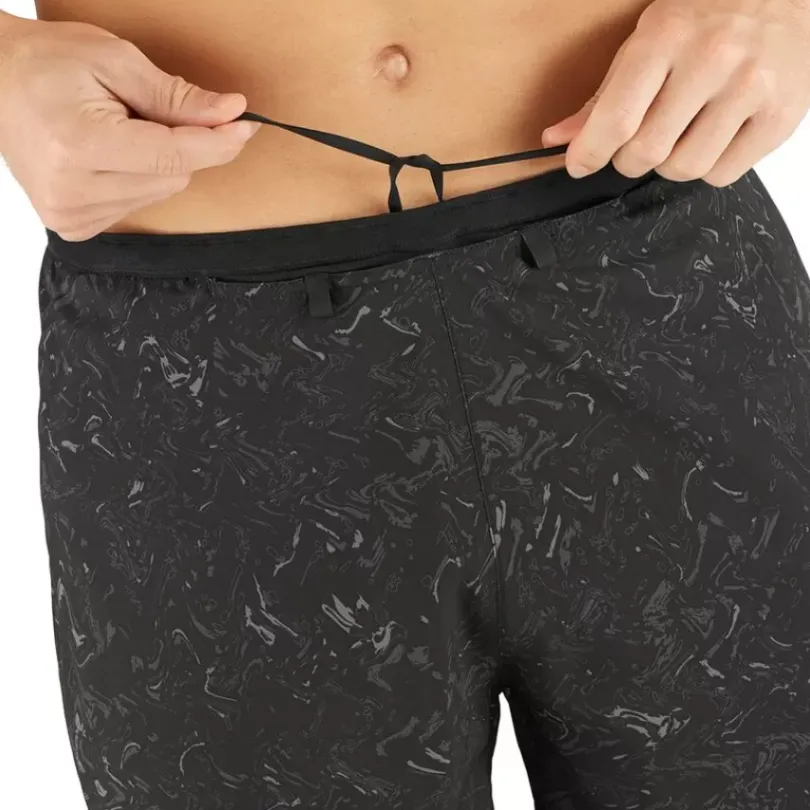 Clothing^Salomon Outlet – Sense 5In Short – Men'S Black Print|Hawaiian Ocean