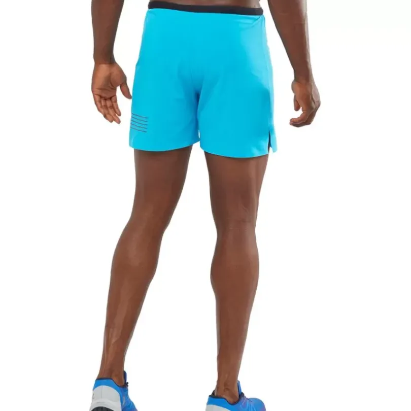 Clothing^Salomon Outlet – Sense 5In Short – Men'S Black Print|Hawaiian Ocean
