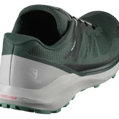 Footwear^Salomon Outlet – Sense Ride 3 Trail Running Shoe – Men'S Green Gables/Alloy/Oil Blue