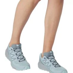 Footwear^Salomon Outlet – Sense Ride 4 Invisible Gtx Trail Running Shoe – Women'S Slate/Monument/Pastel Turquoise