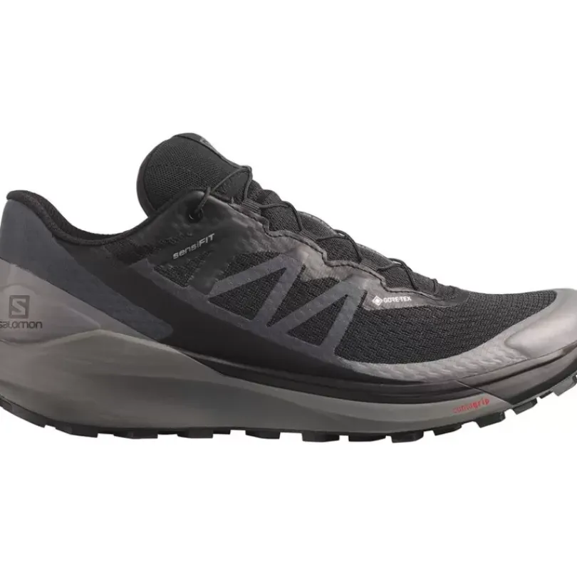 Footwear^Salomon Outlet – Sense Ride 4 Invisible Gtx Trail Running Shoe – Men'S Black/Quiet Shade/Black