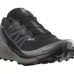 Footwear^Salomon Outlet – Sense Ride 4 Invisible Gtx Trail Running Shoe – Men'S Black/Quiet Shade/Black