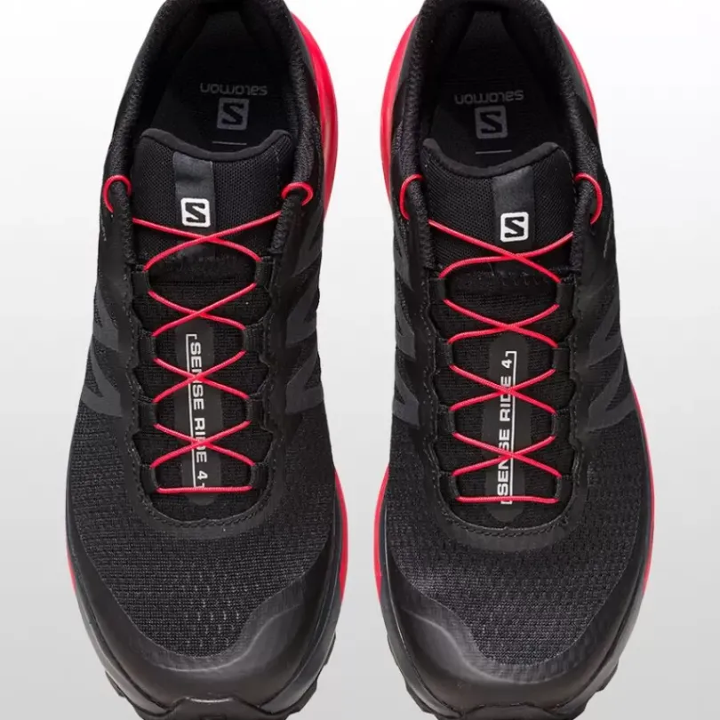 Footwear^Salomon Outlet – Sense Ride 4 Trail Running Shoe – Men'S Black/Goji Berry/Phantom|Black/Quiet Shade/Ebony|Pearl Blue/Ebony/Red Orange