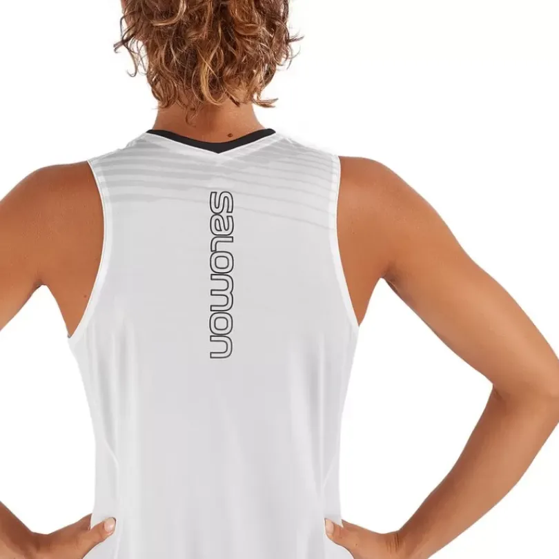 Clothing^Salomon Outlet – Sense Tank Top – Women'S Alloy|Camellia|White