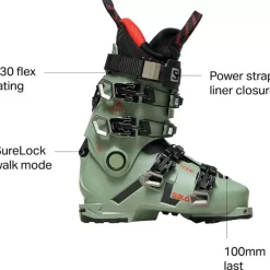 Alpine Touring^Salomon Outlet – Shift Pro 130 Alpine Touring Boot – 2022 Oil Green