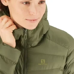 Clothing^Salomon Outlet – Sight Storm Hooded Jacket – Women'S Ebony|Olive Night