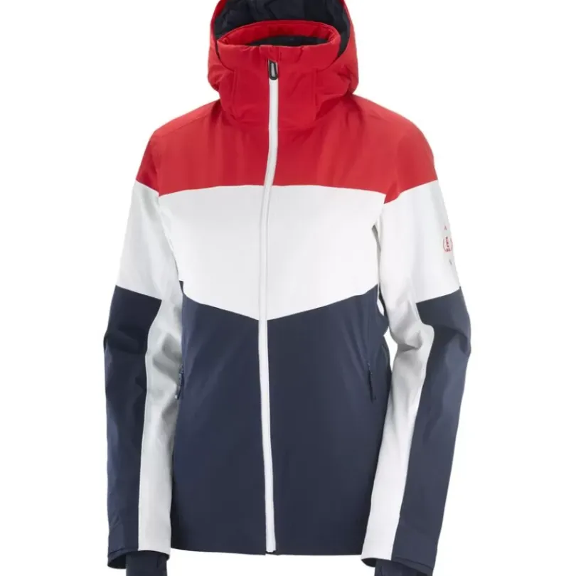 Clothing^Salomon Outlet – Slalom Jacket – Women'S Crystal Blue/White/Mallard Blue|Evening Primerose/White/Ebony|Red Chili/White/Night Sky|White/Ebony/Cumin