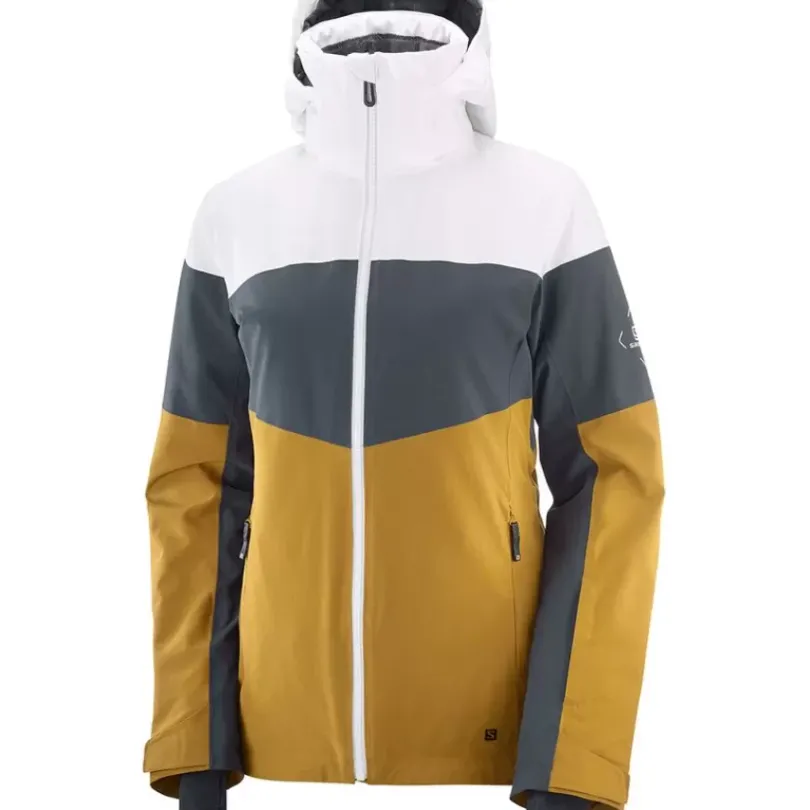 Clothing^Salomon Outlet – Slalom Jacket – Women'S Crystal Blue/White/Mallard Blue|Evening Primerose/White/Ebony|Red Chili/White/Night Sky|White/Ebony/Cumin