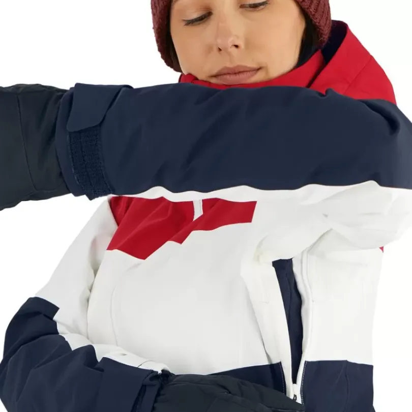Clothing^Salomon Outlet – Slalom Jacket – Women'S Crystal Blue/White/Mallard Blue|Evening Primerose/White/Ebony|Red Chili/White/Night Sky|White/Ebony/Cumin