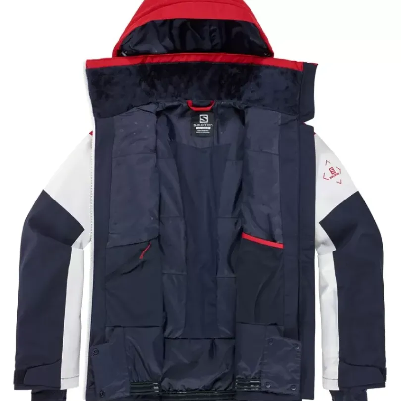 Clothing^Salomon Outlet – Slalom Jacket – Women'S Crystal Blue/White/Mallard Blue|Evening Primerose/White/Ebony|Red Chili/White/Night Sky|White/Ebony/Cumin