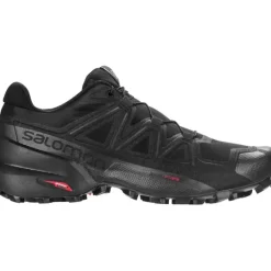Footwear^Salomon Outlet – Speedcross 5 Wide Trail Running Shoe – Men'S Black/Black/Phantom|Grape Leaf/Black/Phantom