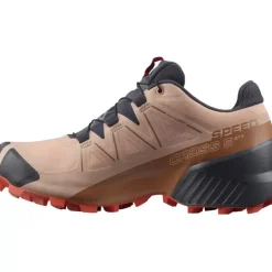 Footwear^Salomon Outlet – Speedcross 5 Gtx Trail Running Shoe – Women'S Sirocco/Mocha Mousse/Mecca Orange|Black/Black/Phantom