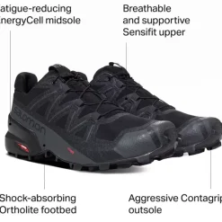 Footwear^Salomon Outlet – Speedcross 5 Trail Running Shoe – Men'S Crystal Teal/Barrier Reef/Golden Oak|Magnet/Black/Phantom|Grape Leaf/Black/Phantom|Black/Black/Phantom