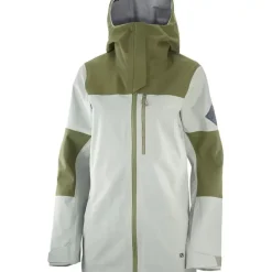Clothing^Salomon Outlet – Stance 3 Layer Shell Jacket – Women'S Wrought Iron/Olive Night