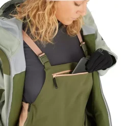 Clothing^Salomon Outlet – Stance 3 Layer Shell Bib Pant – Women'S Olive Night/Sirocco