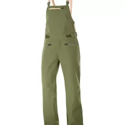 Clothing^Salomon Outlet – Stance 3 Layer Shell Bib Pant – Women'S Olive Night/Sirocco