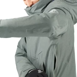 Clothing^Salomon Outlet – Stance Cargo Jacket – Men'S Sedona Sage/Heather