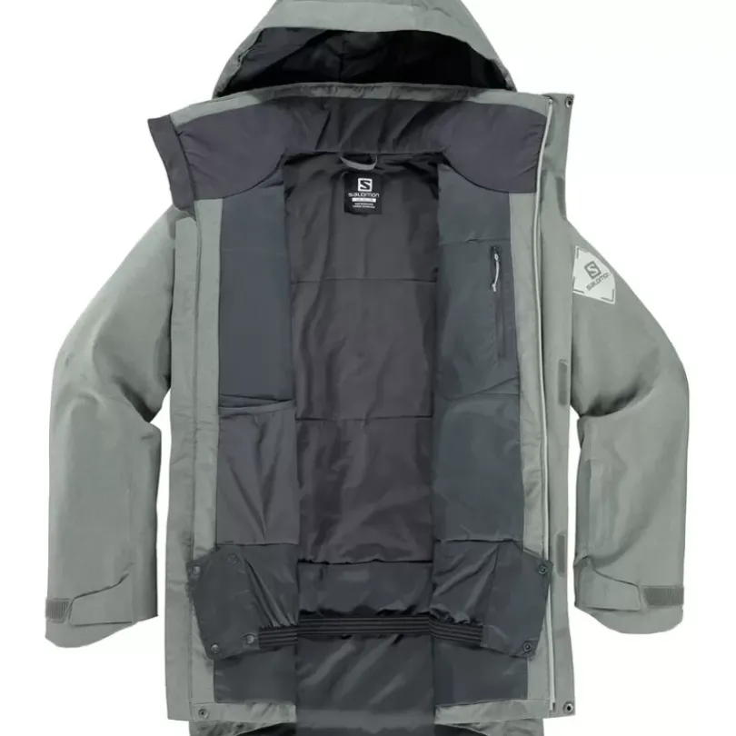 Clothing^Salomon Outlet – Stance Cargo Jacket – Men'S Sedona Sage/Heather
