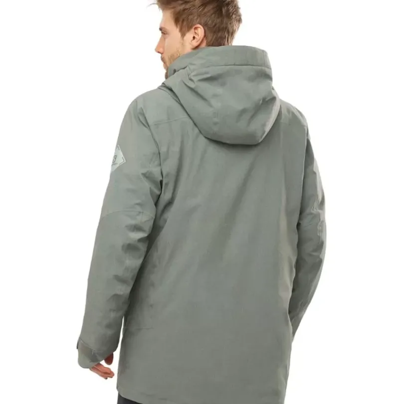 Clothing^Salomon Outlet – Stance Cargo Jacket – Men'S Sedona Sage/Heather