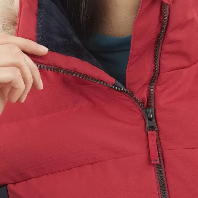 Clothing^Salomon Outlet – Stormcozy Jacket – Women'S Mallard Blue/Print/Ebony|Night Sky|Red Chili/Night Sky|White
