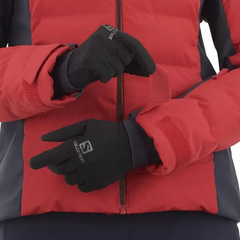 Clothing^Salomon Outlet – Stormcozy Jacket – Women'S Mallard Blue/Print/Ebony|Night Sky|Red Chili/Night Sky|White