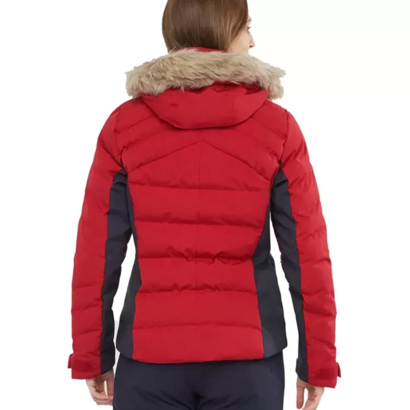 Clothing^Salomon Outlet – Stormcozy Jacket – Women'S Mallard Blue/Print/Ebony|Night Sky|Red Chili/Night Sky|White