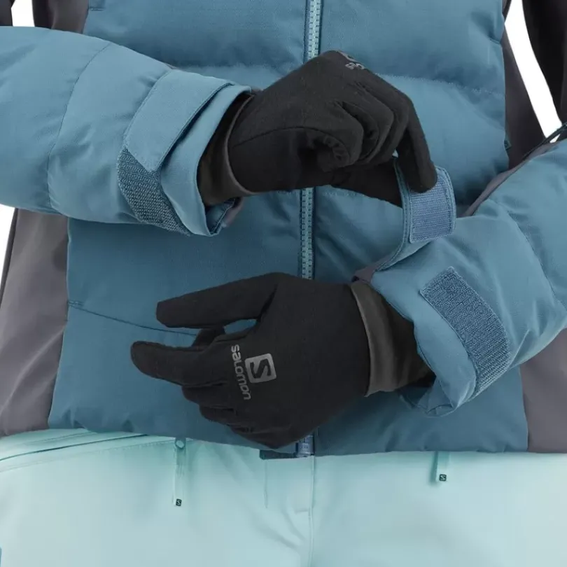Clothing^Salomon Outlet – Stormcozy Jacket – Women'S Mallard Blue/Print/Ebony|Night Sky|Red Chili/Night Sky|White