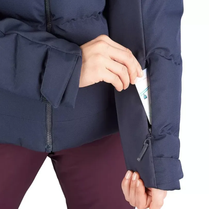 Clothing^Salomon Outlet – Stormcozy Jacket – Women'S Mallard Blue/Print/Ebony|Night Sky|Red Chili/Night Sky|White