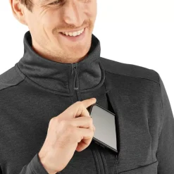 Clothing^Salomon Outlet – Transition Full-Zip Mid Fleece Jacket – Men'S Barrier Reef/Heather|Black/Heather|Goji Berry/Heather|Pacific/Heather