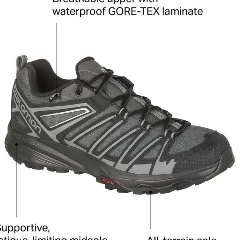 Footwear^Salomon Outlet – X Crest Gtx Hiking Shoe – Men'S Magnet/Black/Quiet Shade|Wren/Black/Bungee Cord|Castor Gray/Shadow/Bossa Nova