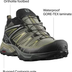 Footwear^Salomon Outlet – X Ultra 3 Gtx Hiking Shoe – Men'S Castor Gray/Beluga/Green Sulphur|Black/Magnet/Quiet Shade
