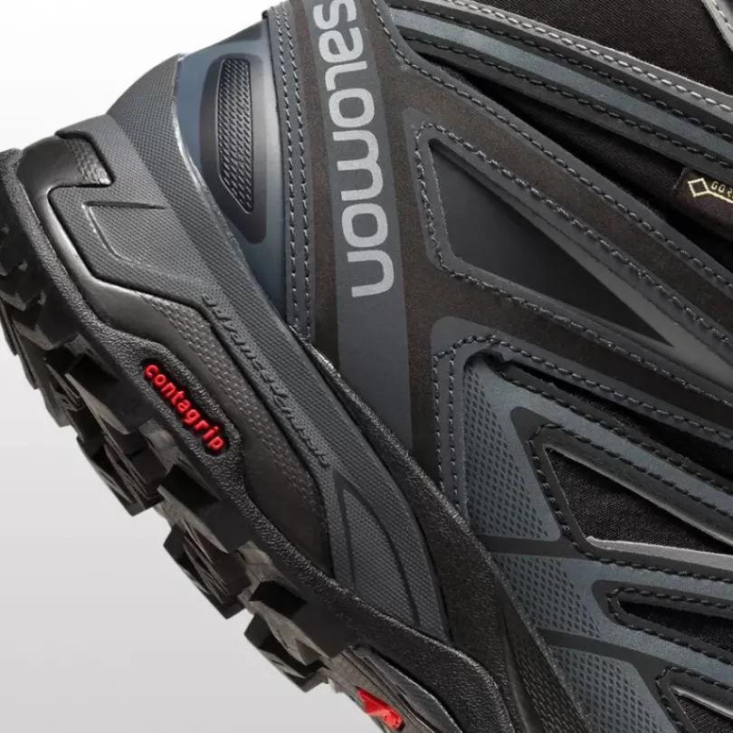 Footwear^Salomon Outlet – X Ultra 3 Mid Gtx Hiking Boot – Men'S Castor Gray/Black/Green Sulphur|Black/India Ink/Monument
