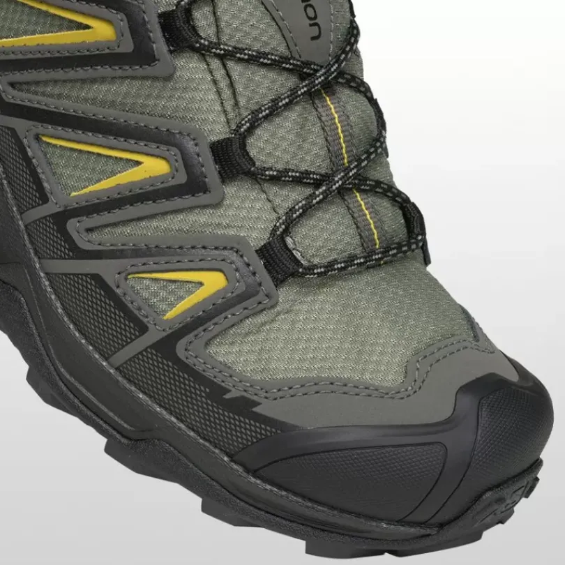 Footwear^Salomon Outlet – X Ultra 3 Mid Gtx Hiking Boot – Men'S Castor Gray/Black/Green Sulphur|Black/India Ink/Monument