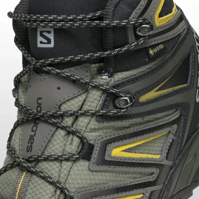 Footwear^Salomon Outlet – X Ultra 3 Mid Gtx Hiking Boot – Men'S Castor Gray/Black/Green Sulphur|Black/India Ink/Monument