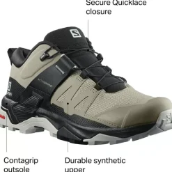 Footwear^Salomon Outlet – X Ultra 4 Hiking Shoe – Women'S Black/Quiet Shade/Sirocco|Vetiver/Black/Lunar Rock