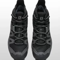 Footwear^Salomon Outlet – X Ultra 4 Mid Gtx Wide Hiking Shoe – Men'S Black/Magnet/Pearl Blue
