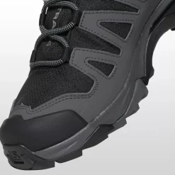 Footwear^Salomon Outlet – X Ultra 4 Mid Gtx Wide Hiking Shoe – Men'S Black/Magnet/Pearl Blue