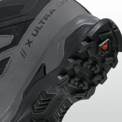 Footwear^Salomon Outlet – X Ultra 4 Mid Gtx Wide Hiking Shoe – Men'S Black/Magnet/Pearl Blue