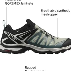 Footwear^Salomon Outlet – X Ultra 3 Gtx Hiking Shoe – Women'S Shadow/Lunar Rock/Aqua Gray|Artic/Darkest Spruce/Sunny Lime