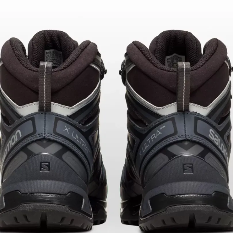 Footwear^Salomon Outlet – X Ultra 3 Mid Gtx Wide Hiking Boot – Men'S Castor Gray/Black/Green Sulphur|Black/India Ink/Monument