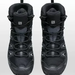 Footwear^Salomon Outlet – X Ultra 3 Mid Gtx Wide Hiking Boot – Men'S Castor Gray/Black/Green Sulphur|Black/India Ink/Monument