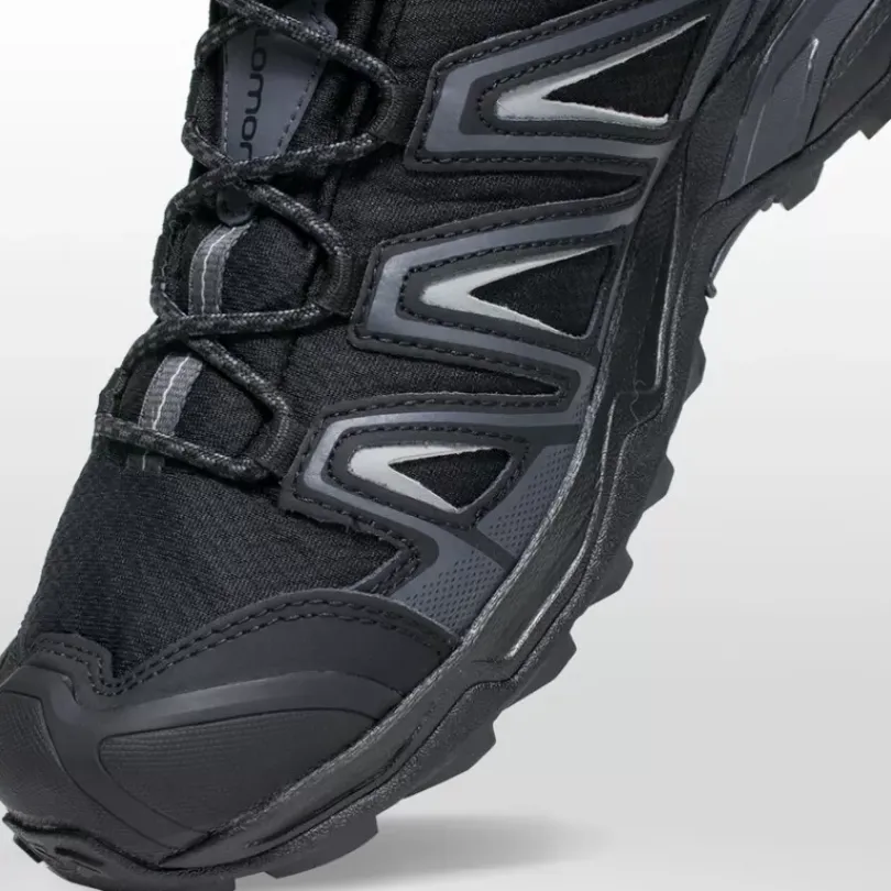 Footwear^Salomon Outlet – X Ultra 3 Mid Gtx Wide Hiking Boot – Men'S Castor Gray/Black/Green Sulphur|Black/India Ink/Monument