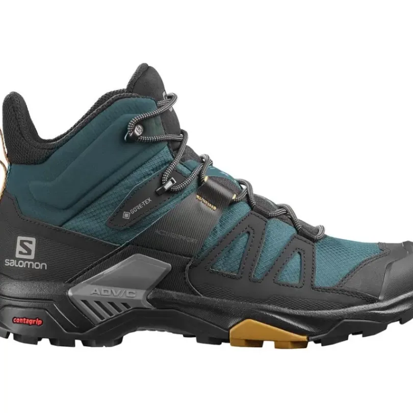 Footwear^Salomon Outlet – X Ultra 4 Mid Gtx Hiking Shoe – Men'S Green Gables/Black/Cumin